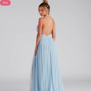 Windsor Estrella Formal A-line lace dress